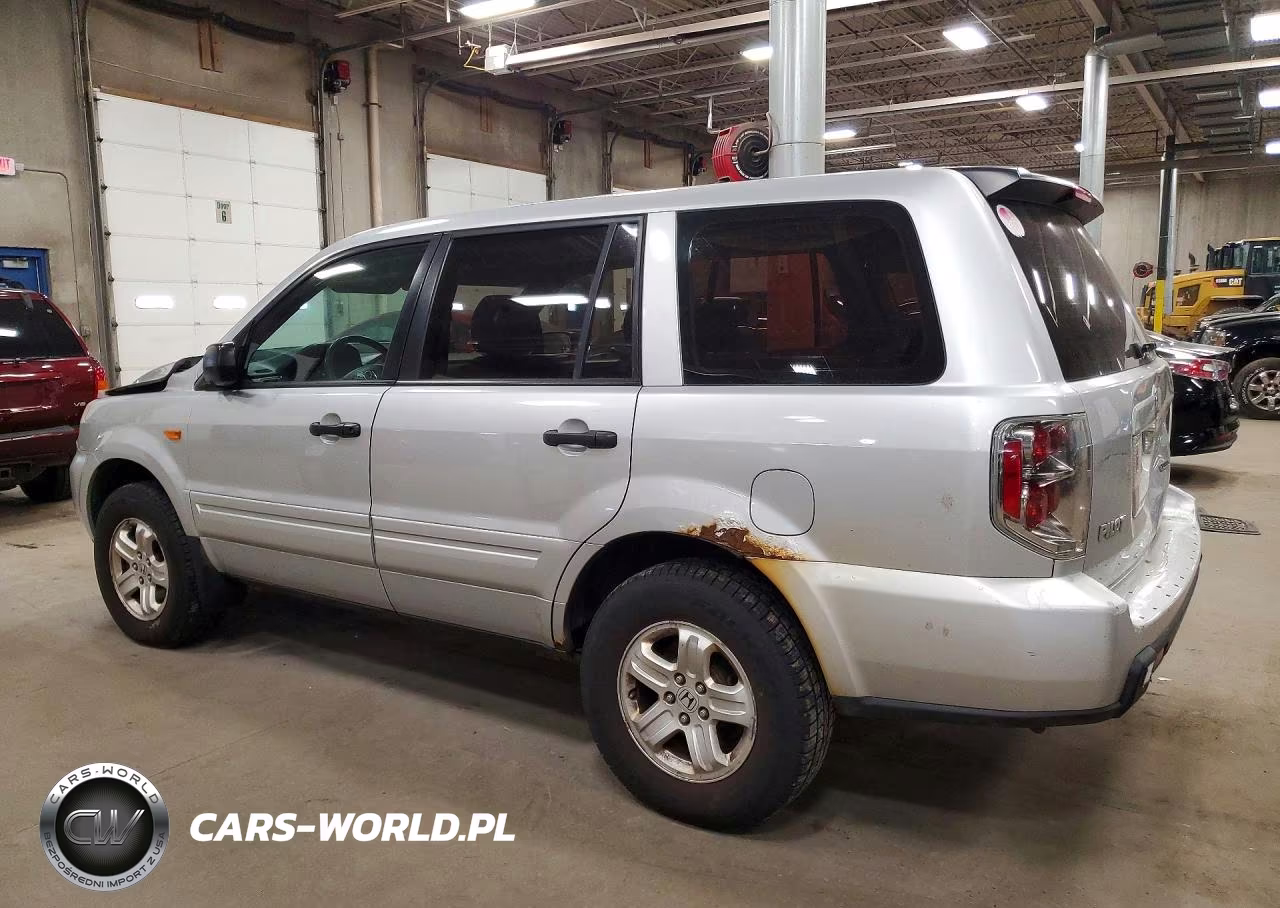 2007 Honda Pilot Lx VIN:2HKYF18197H536964 - 2