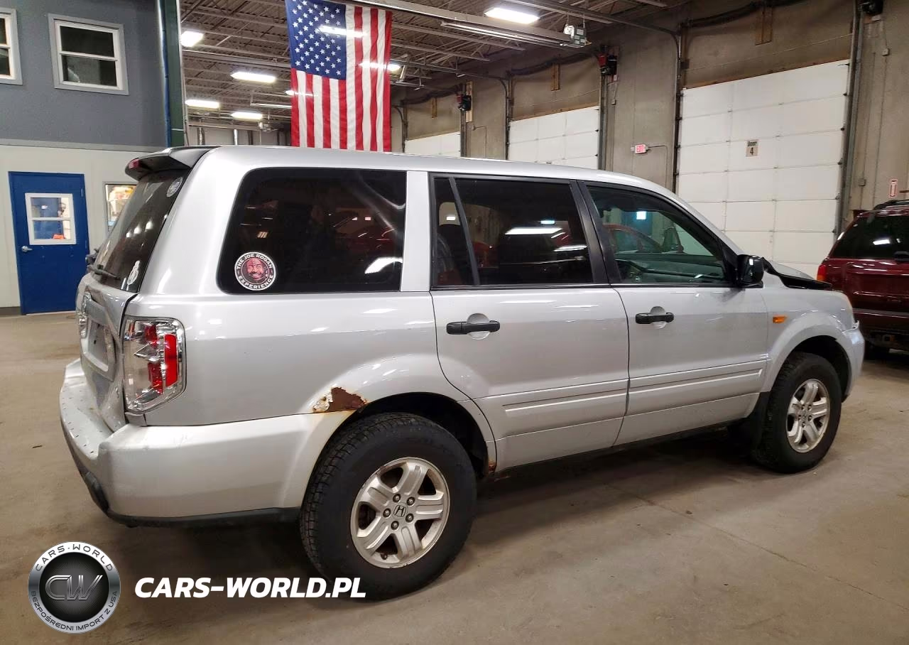 2007 Honda Pilot Lx VIN:2HKYF18197H536964 - 3