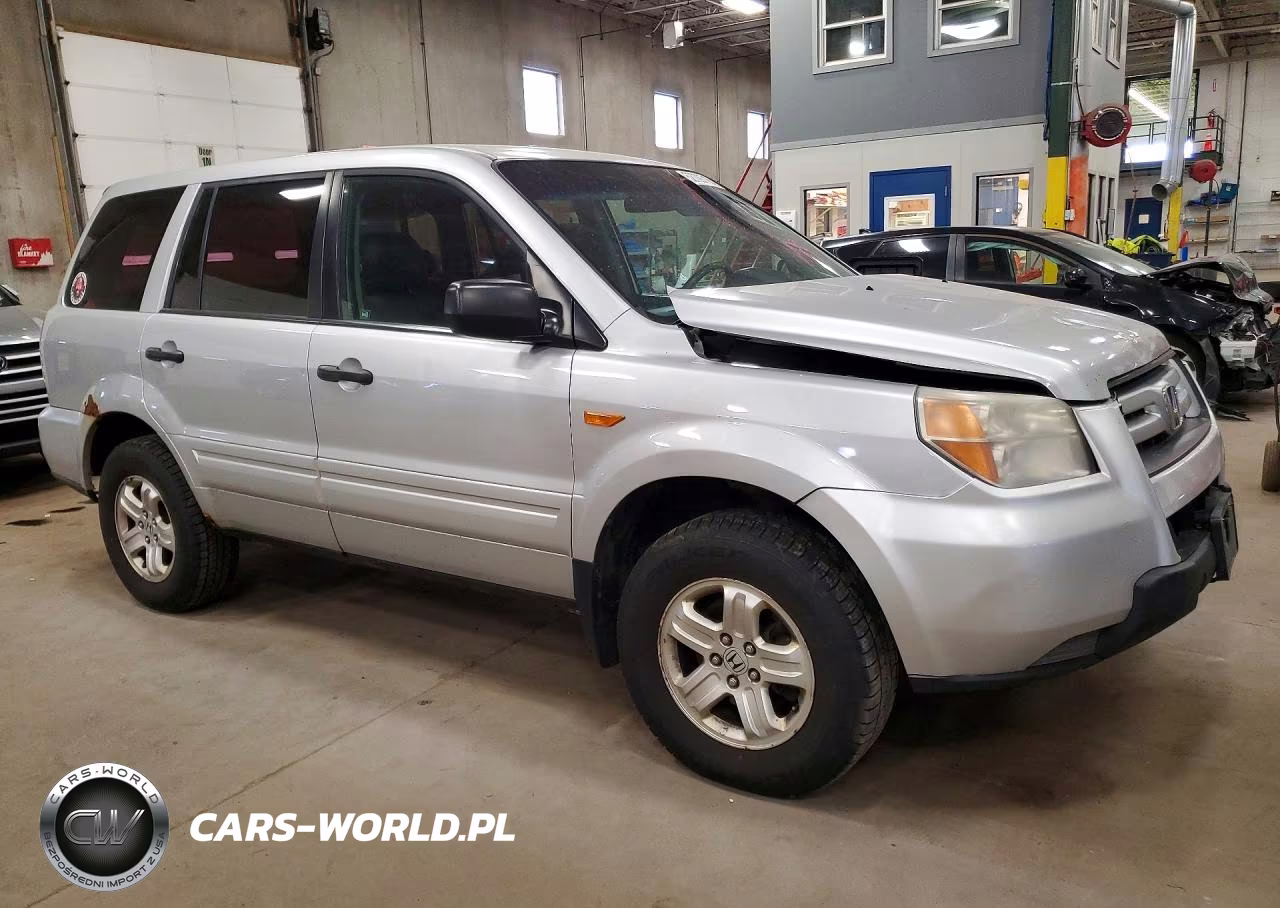 2007 Honda Pilot Lx VIN:2HKYF18197H536964 - 4