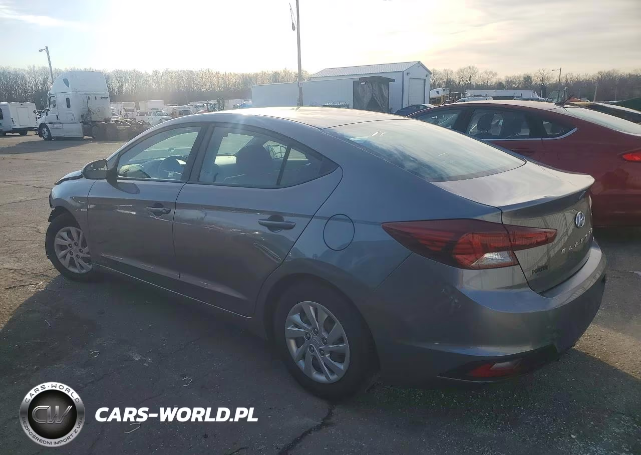 2019 Hyundai Elantra 4D VIN:KMHD74LF6KU812009 - 2