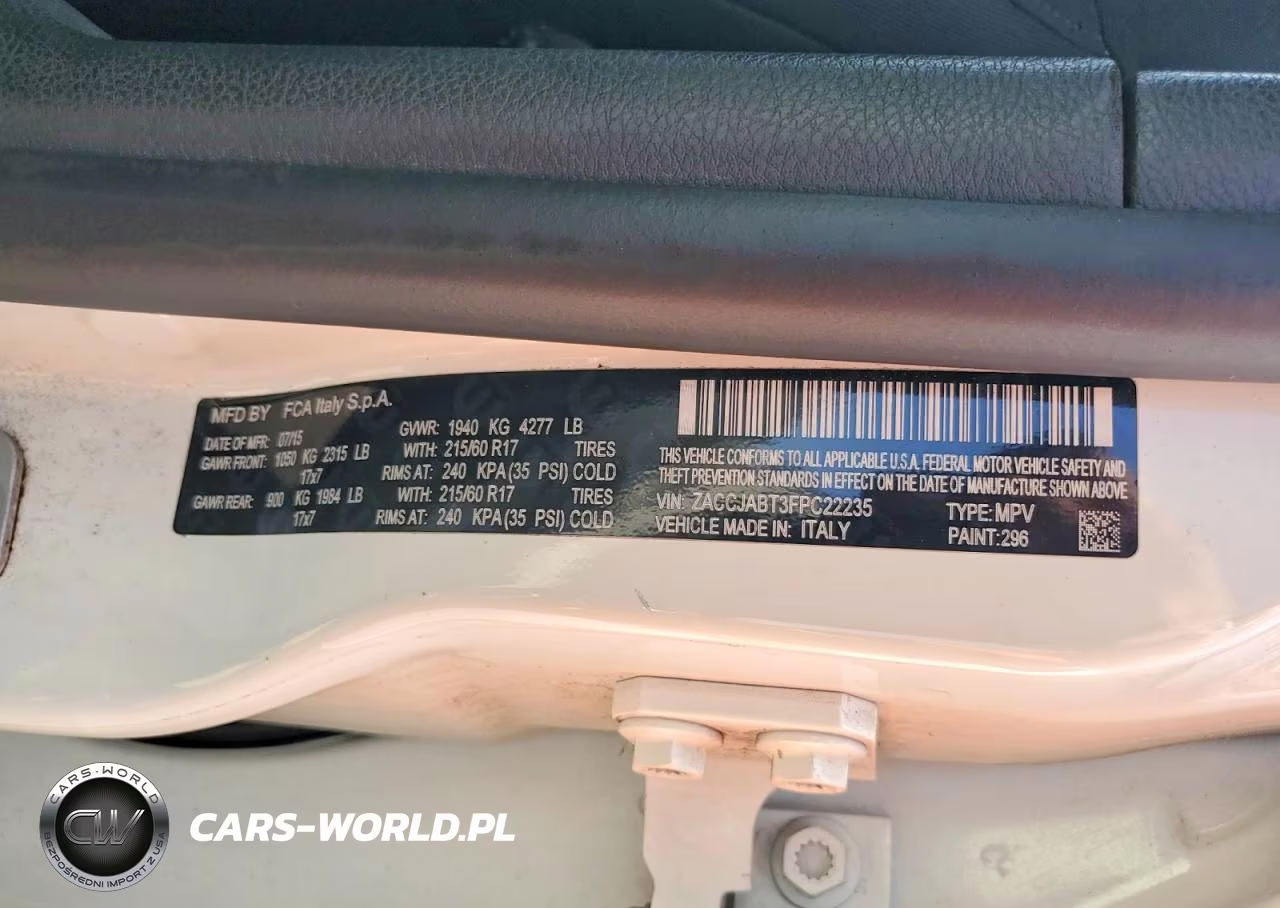 2015 Jeep Renegade Latitude VIN:ZACCJABT3FPC22235 - 12
