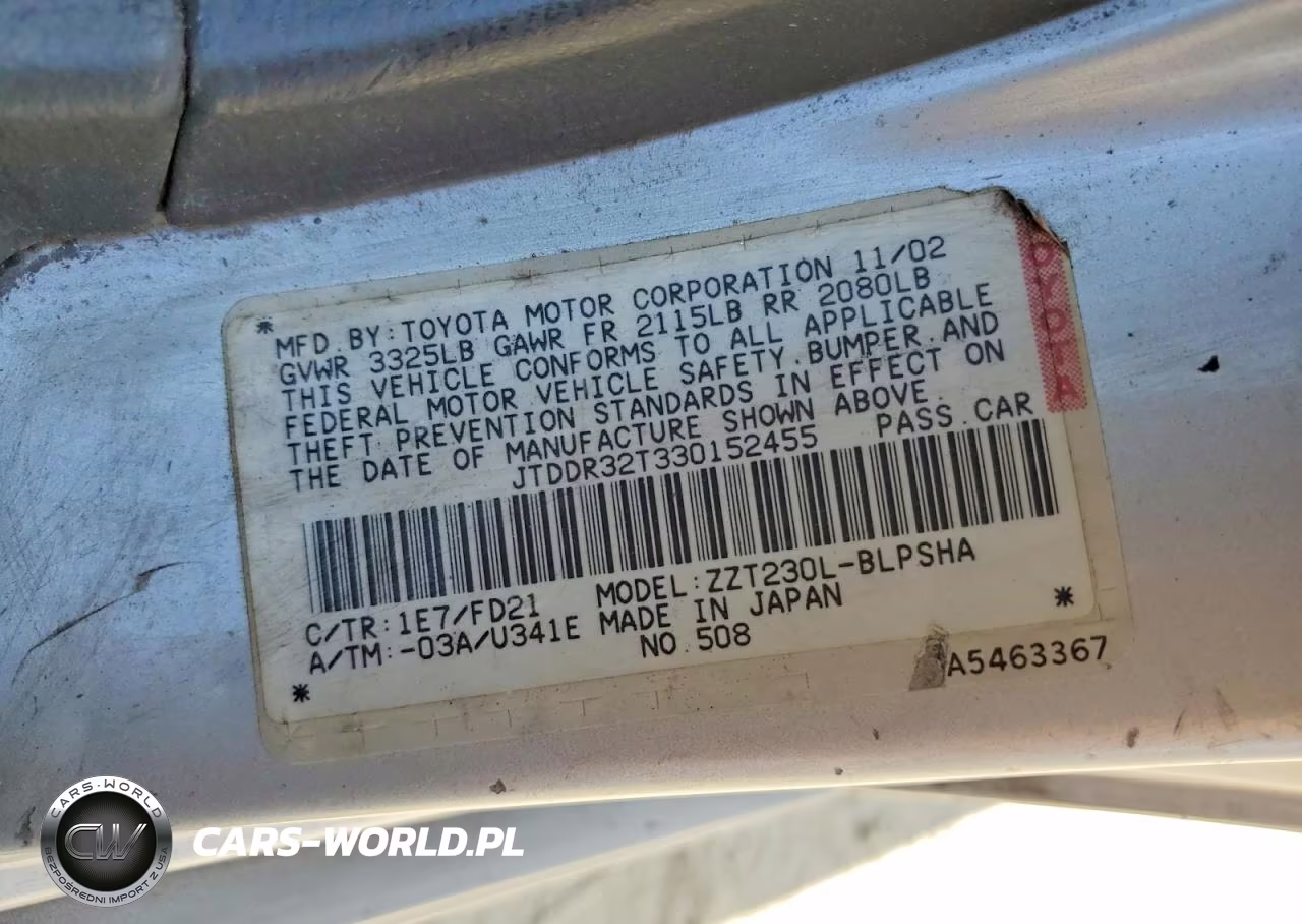 2003 Toyota Celica Gt VIN:JTDDR32T330152455 - 13