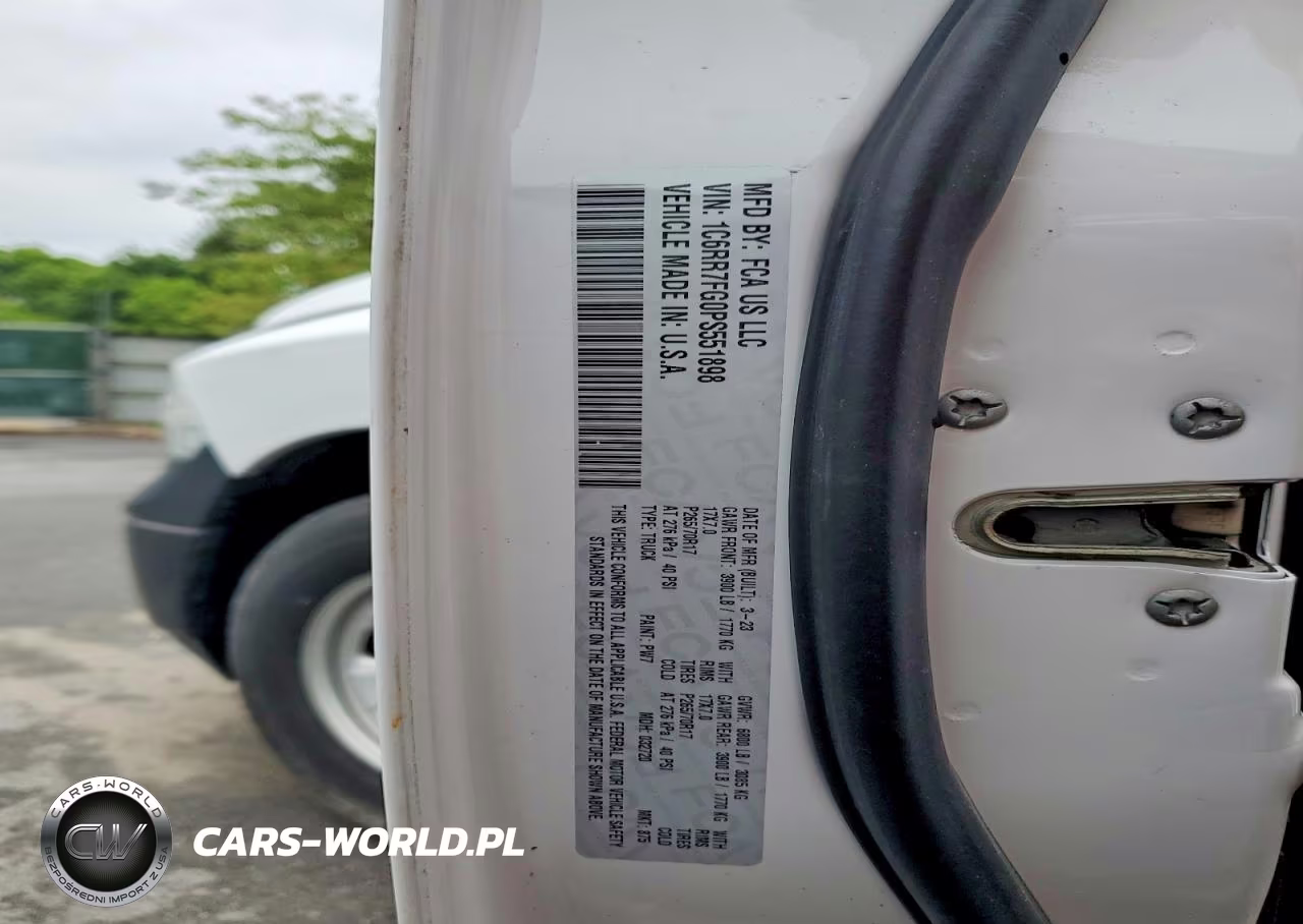 2023 Ram 1500 Classic Tradesman VIN:1C6RR7FG0PS551898 - 12