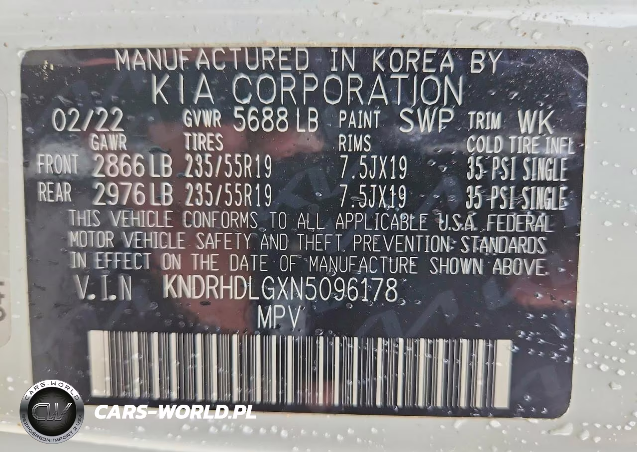 2022 Kia Sorento Ex VIN:KNDRHDLGXN5096178 - 13