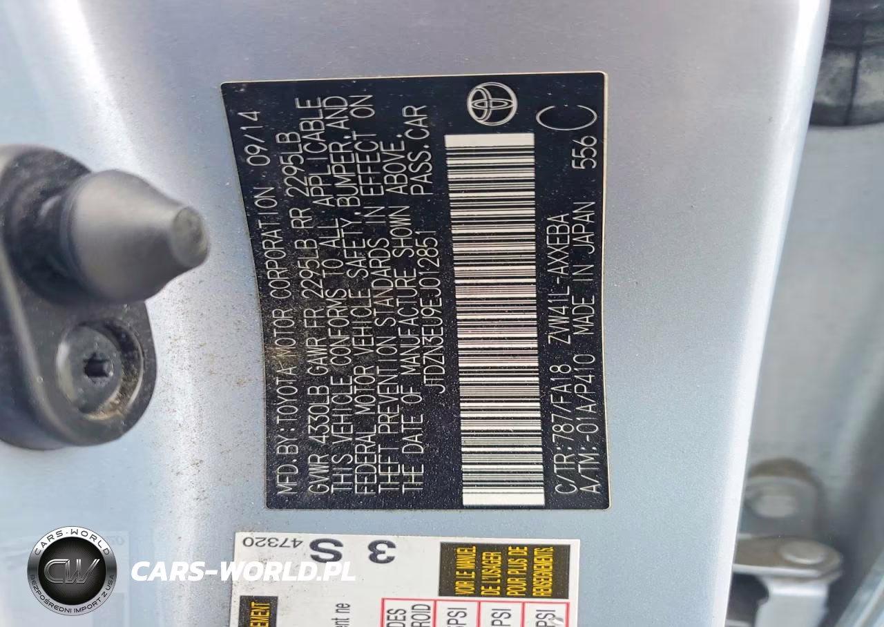 2014 Toyota Prius V Three VIN:JTDZN3EU9EJ012851 - 14
