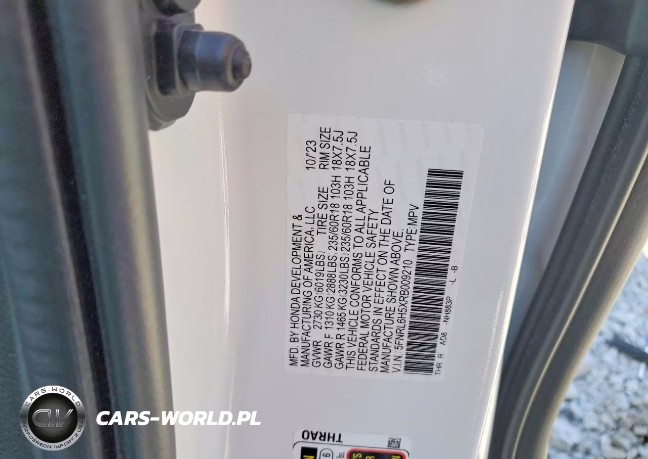 2024 Honda Odyssey Ex VIN:5FNRL6H5XRB009210 - 14