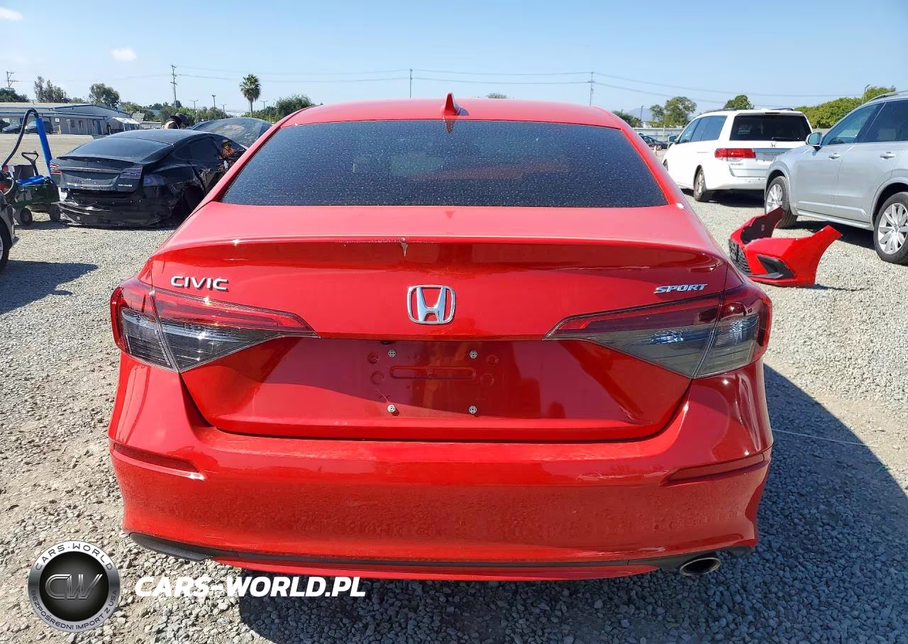 2022 Honda Civic Sport VIN:2HGFE2F58NH565028 - 6