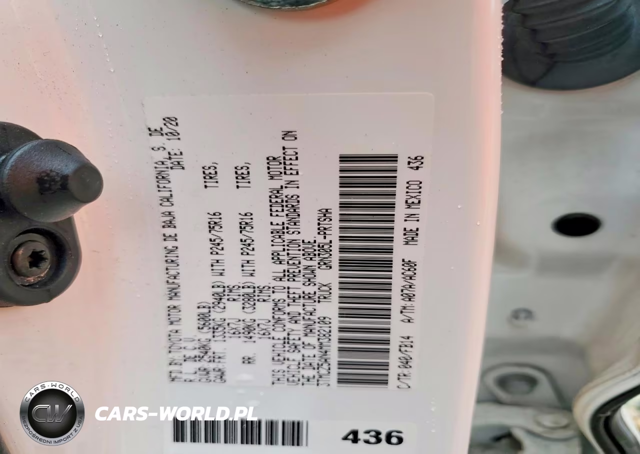 2021 Toyota Tacoma Sr V6 VIN:3TMCZ5AN4MM382109 - 12