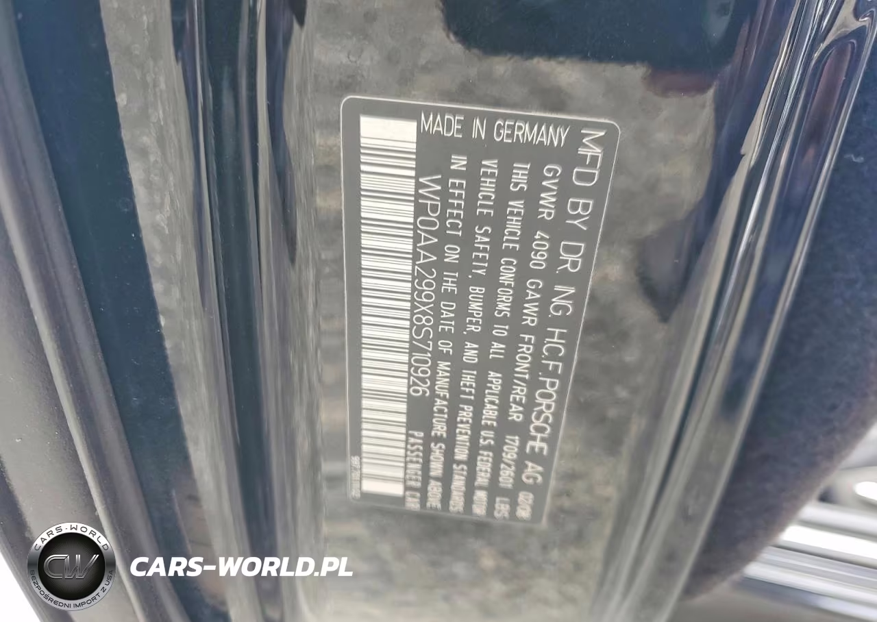 2008 Porsche 911 Carrera VIN:WP0AA299X8S710926 - 12