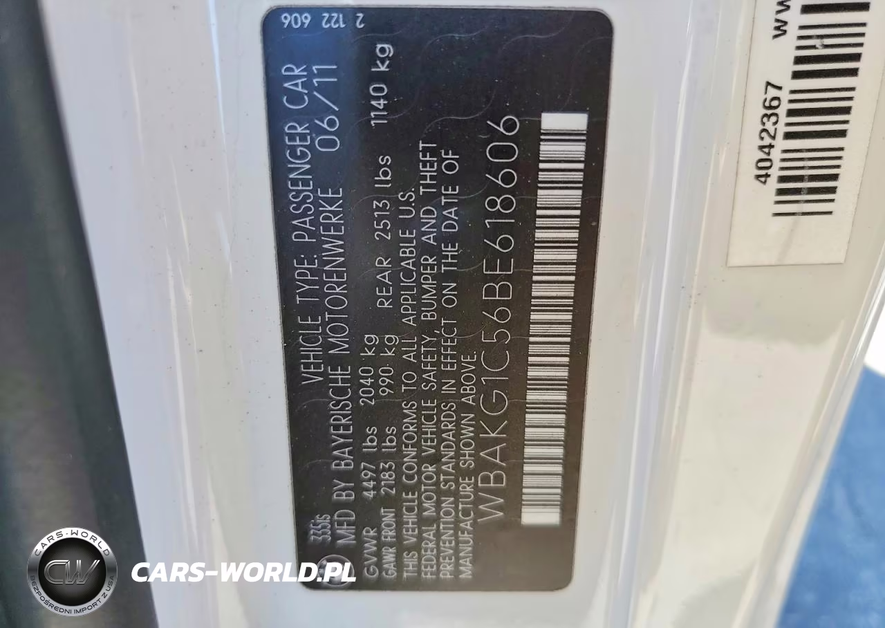 2011 BMW 335 Is VIN:WBAKG1C56BE618606 - 12