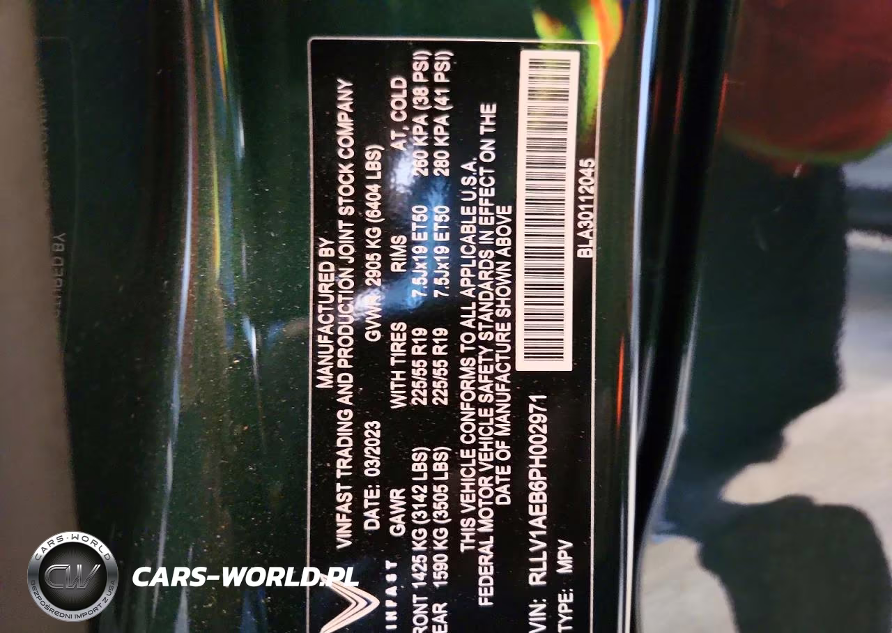 2023 Vinfast Trading And Production Vf 8 Eco VIN:RLLV1AEB6PH002971 - 13