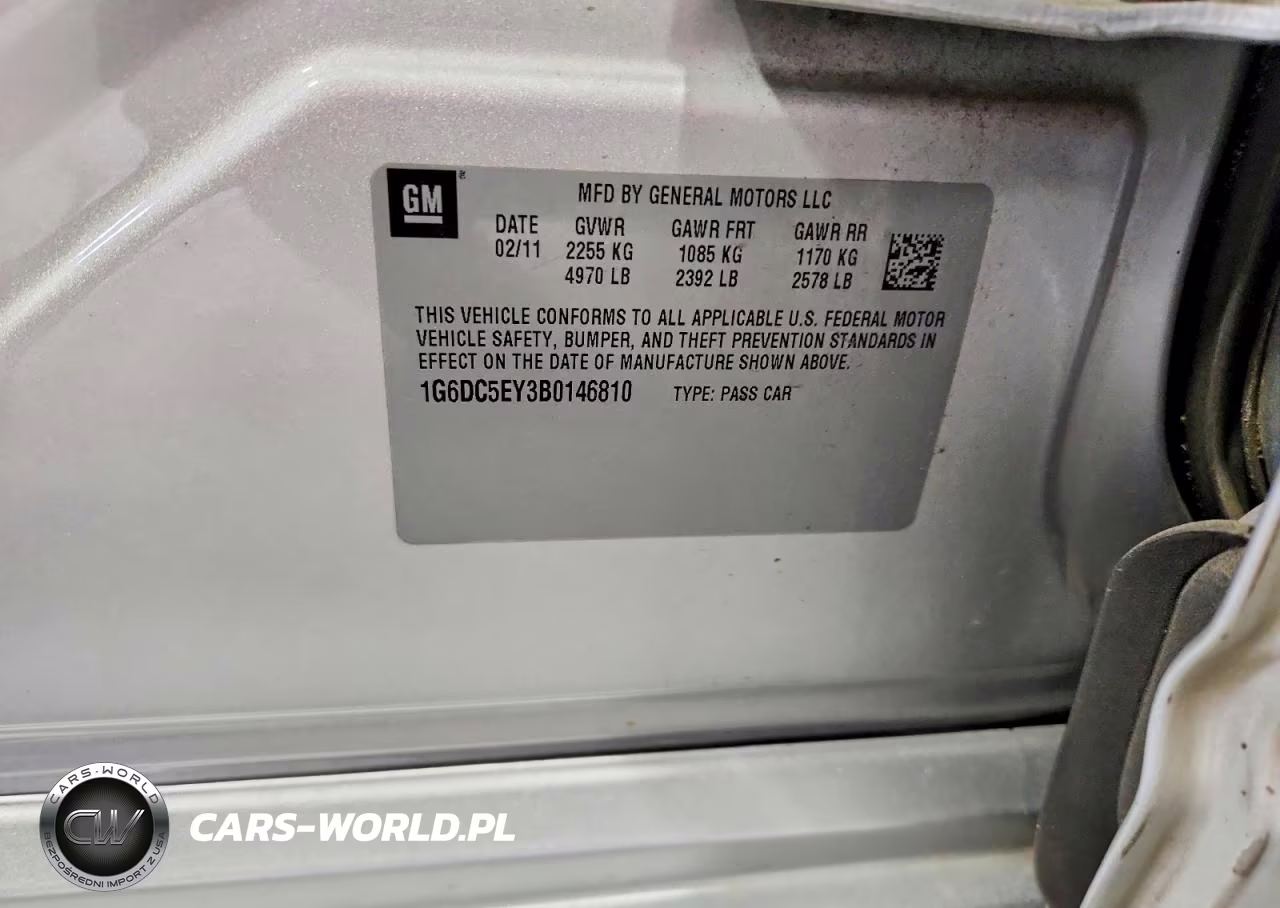 2011 Cadillac Cts VIN:1G6DC5EY3B0146810 - 12