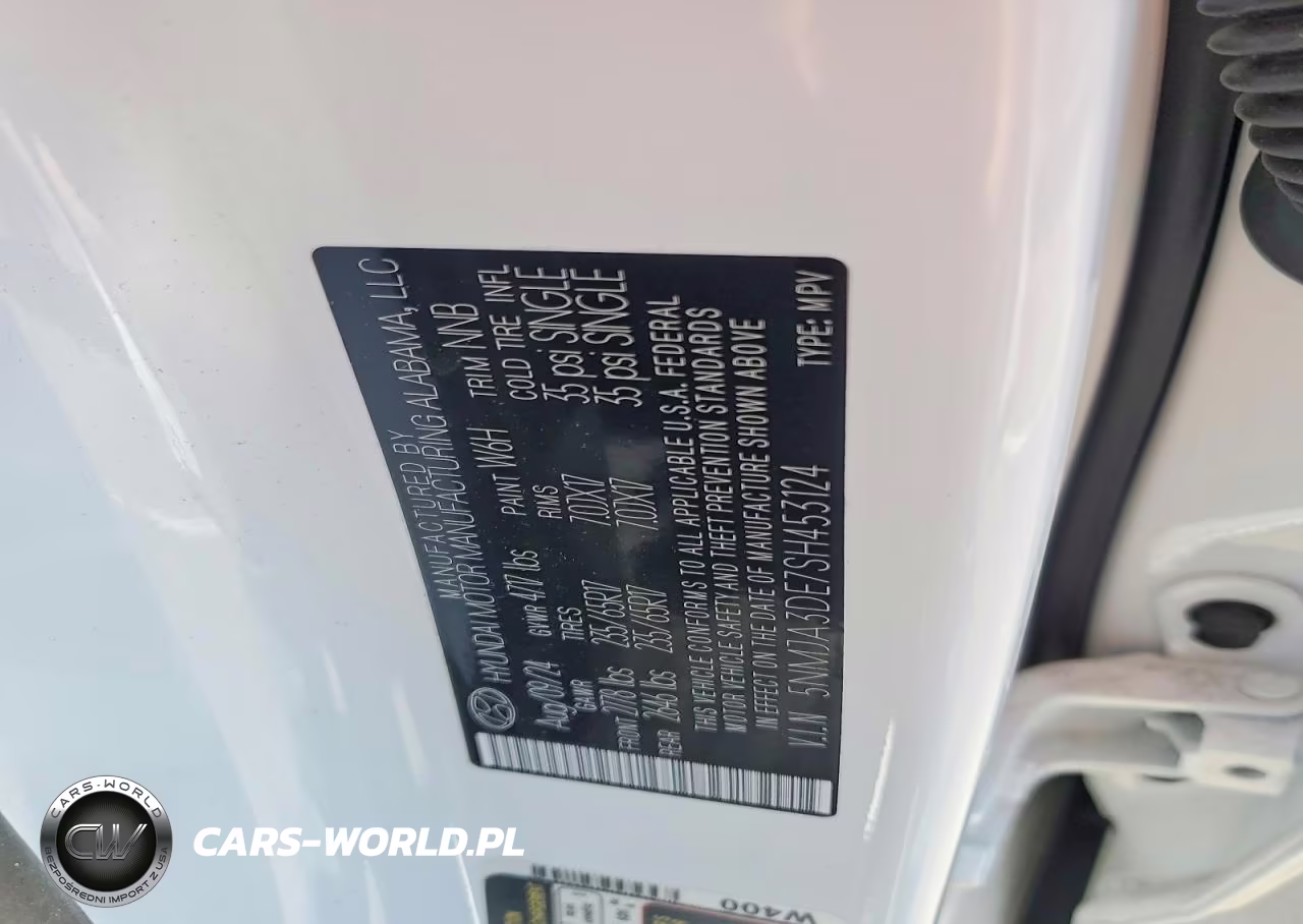 2025 Hyundai Tucson Se VIN:5NMJA3DE7SH453124 - 13