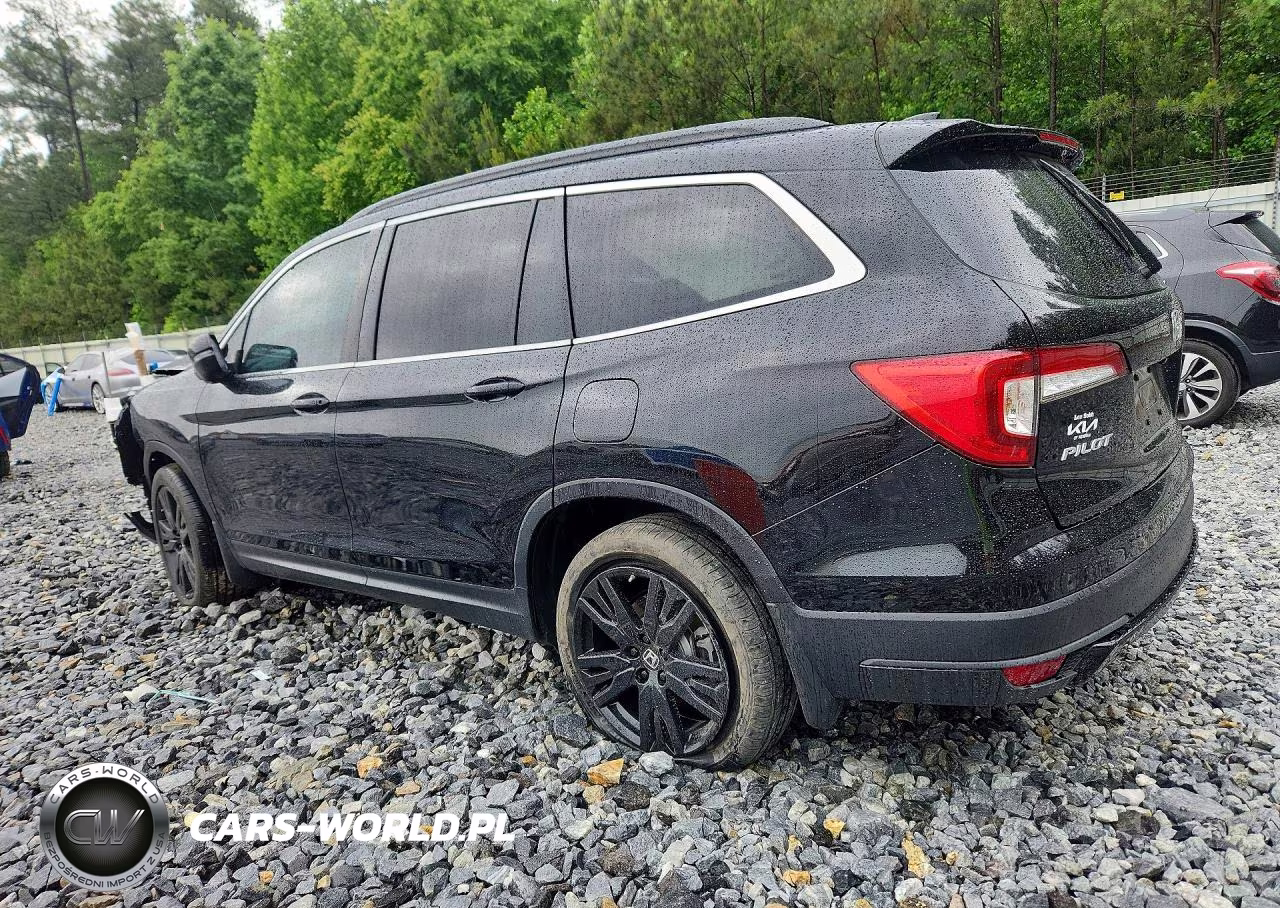 2021 Honda Pilot Se VIN:5FNYF5H21MB047422 - 2