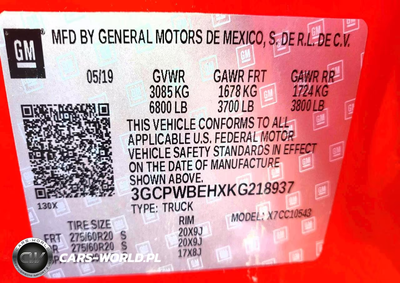 2019 Chevrolet Silverado 1500 Custom VIN:3GCPWBEHXKG218937 - 10