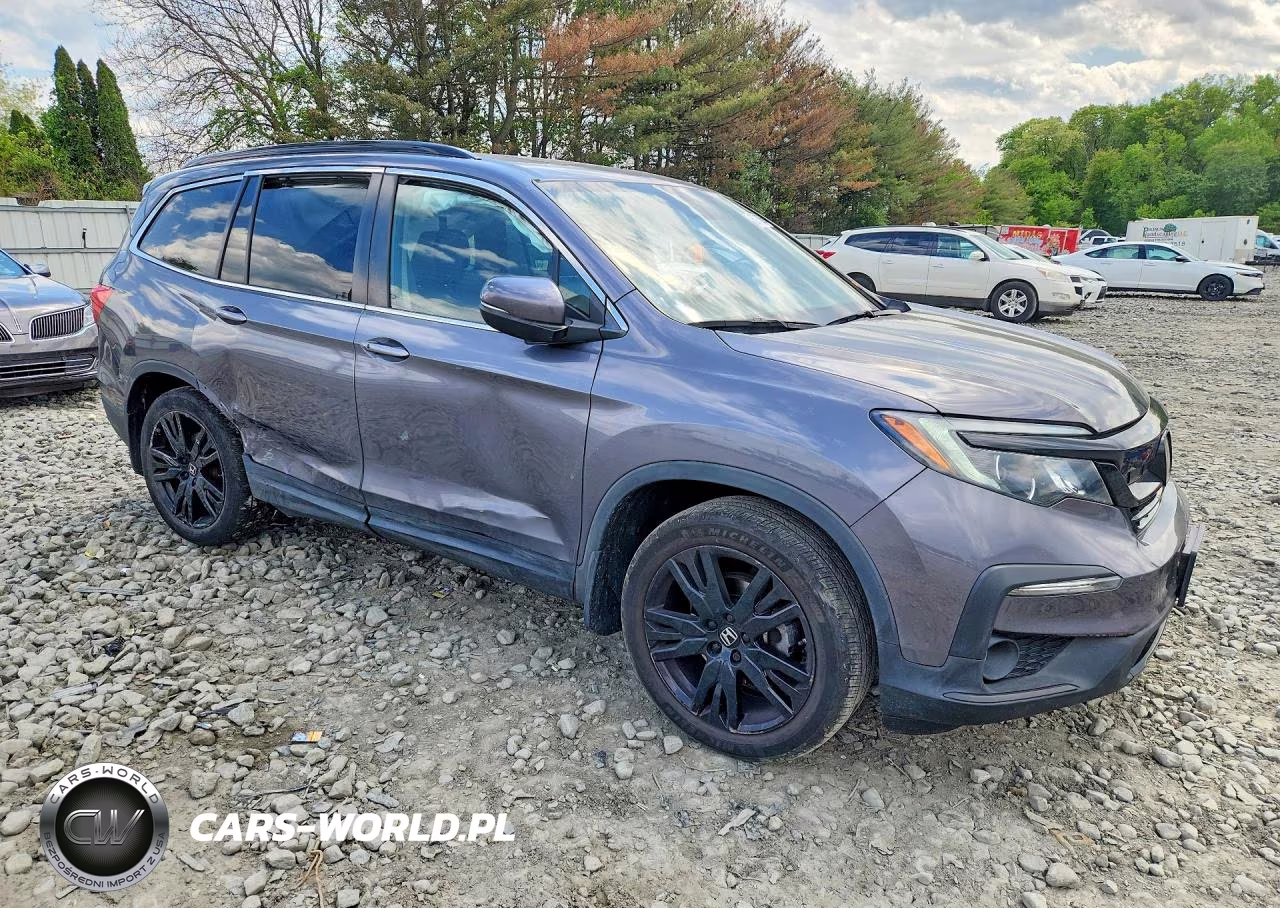 2022 Honda Pilot Se VIN:5FNYF6H21NB041725 - 4