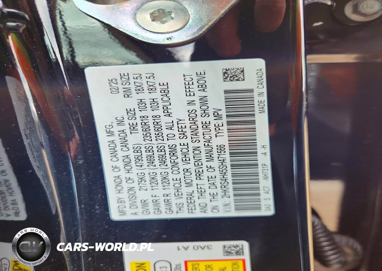 2025 Honda Cr-V Ex VIN:2HKRS4H45SH471566 - 12
