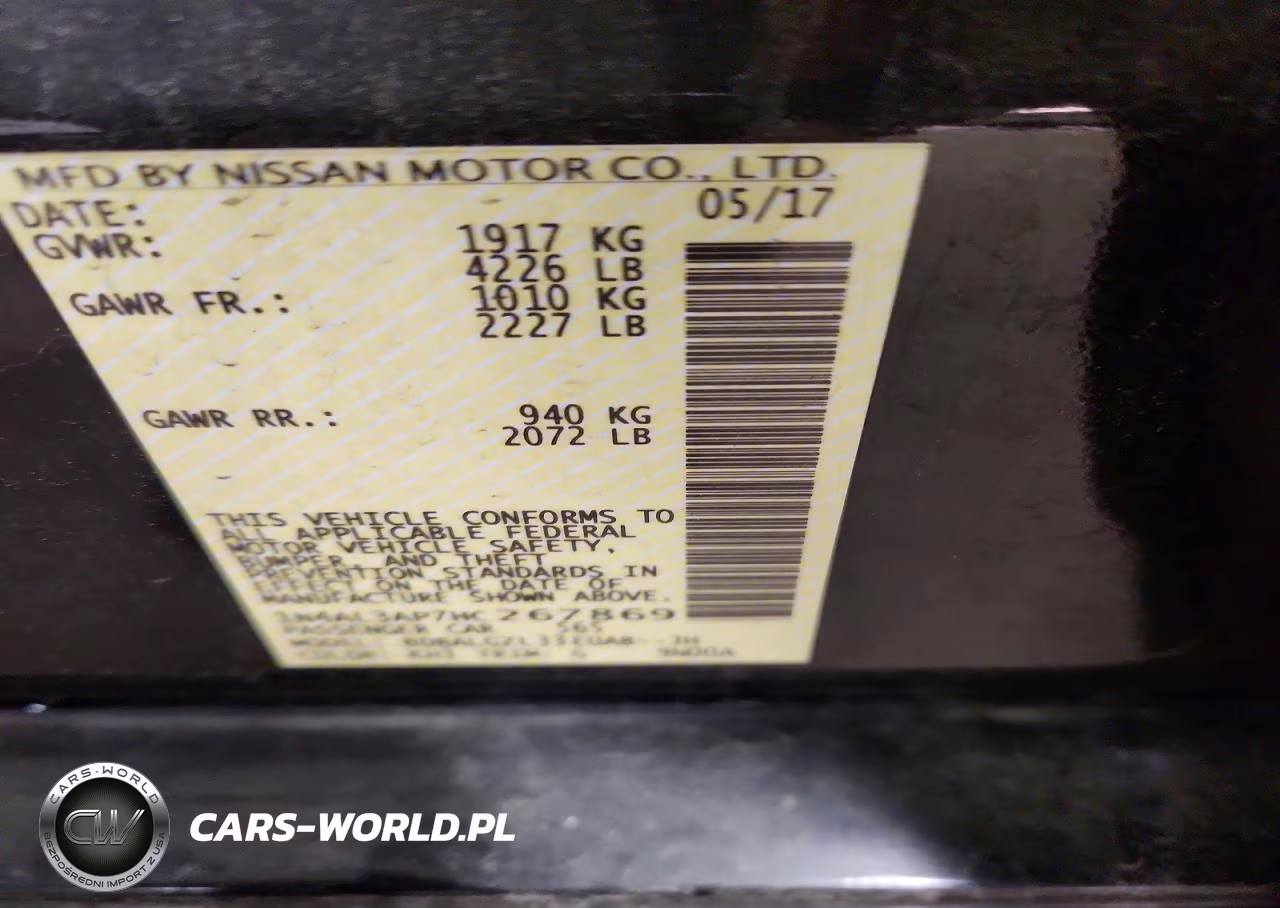 2017 Nissan Altima 2.5 S VIN:1N4AL3AP7HC267869 - 12