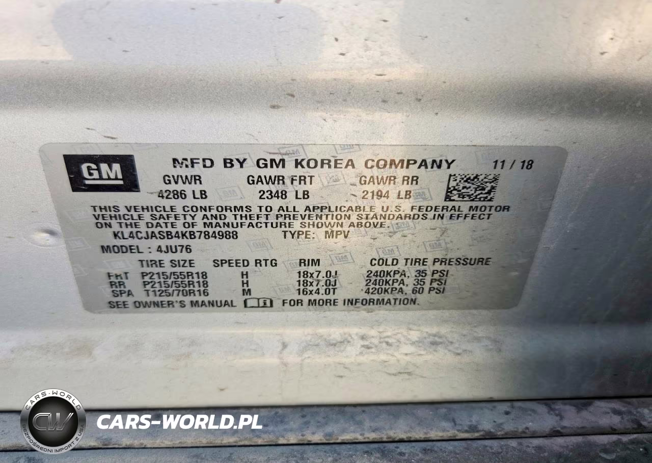 2019 Buick Encore Preferred VIN:KL4CJASB4KB784988 - 13