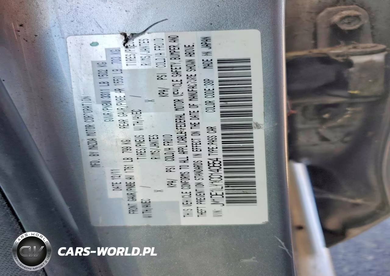 2012 Mazda Mazda2 VIN:JM1DE1LY1C0140654 - 12