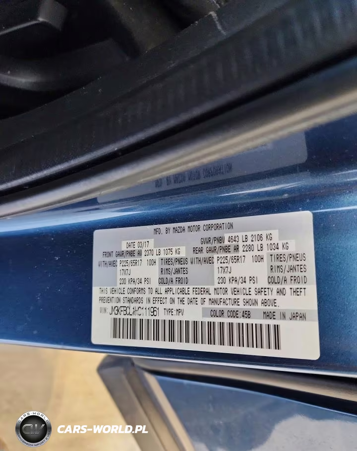 2017 Mazda Cx-5 Touring VIN:JM3KFBCL1H0111961 - 13