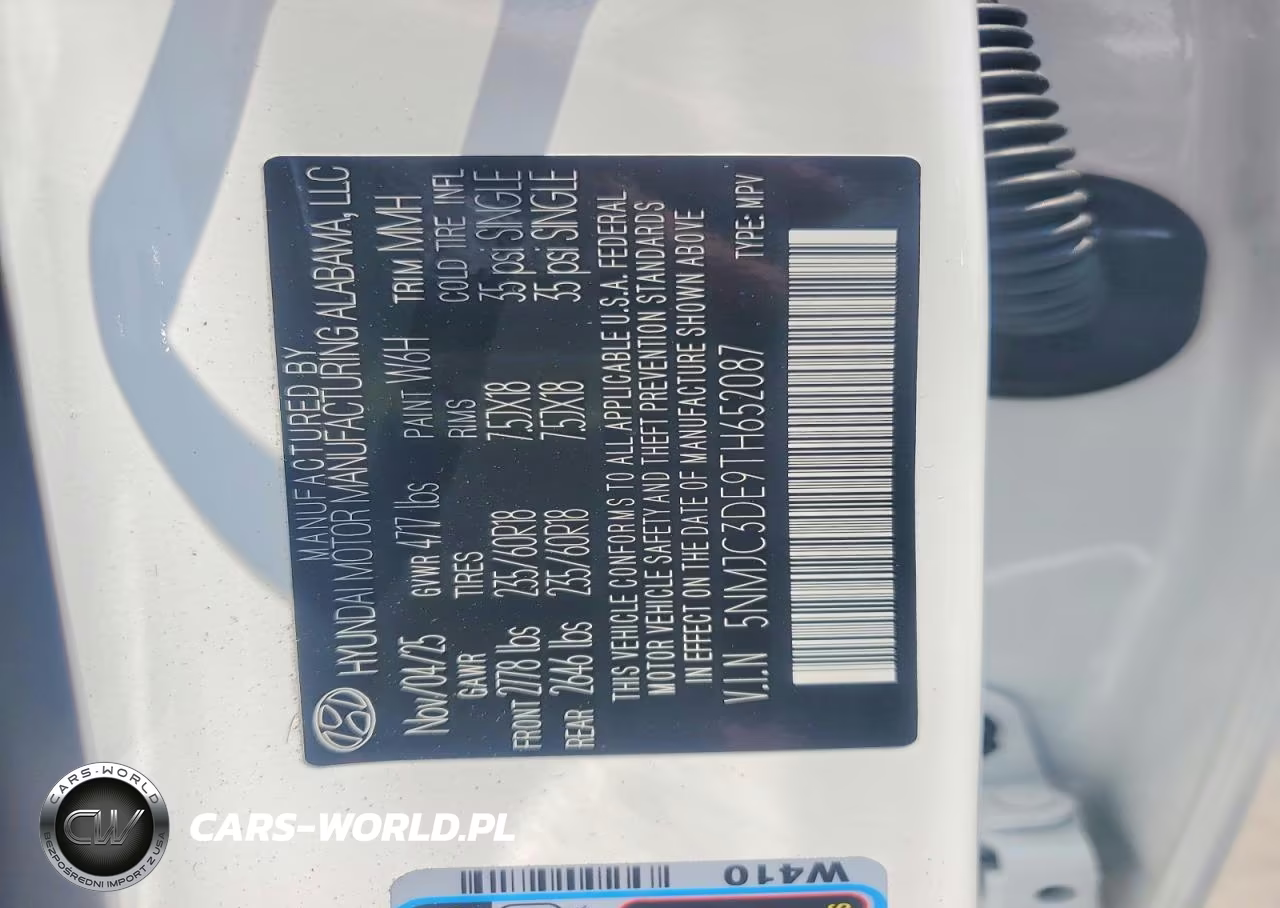 2026 Hyundai Tucson Sel Convenience VIN:5NMJC3DE9TH652087 - 12