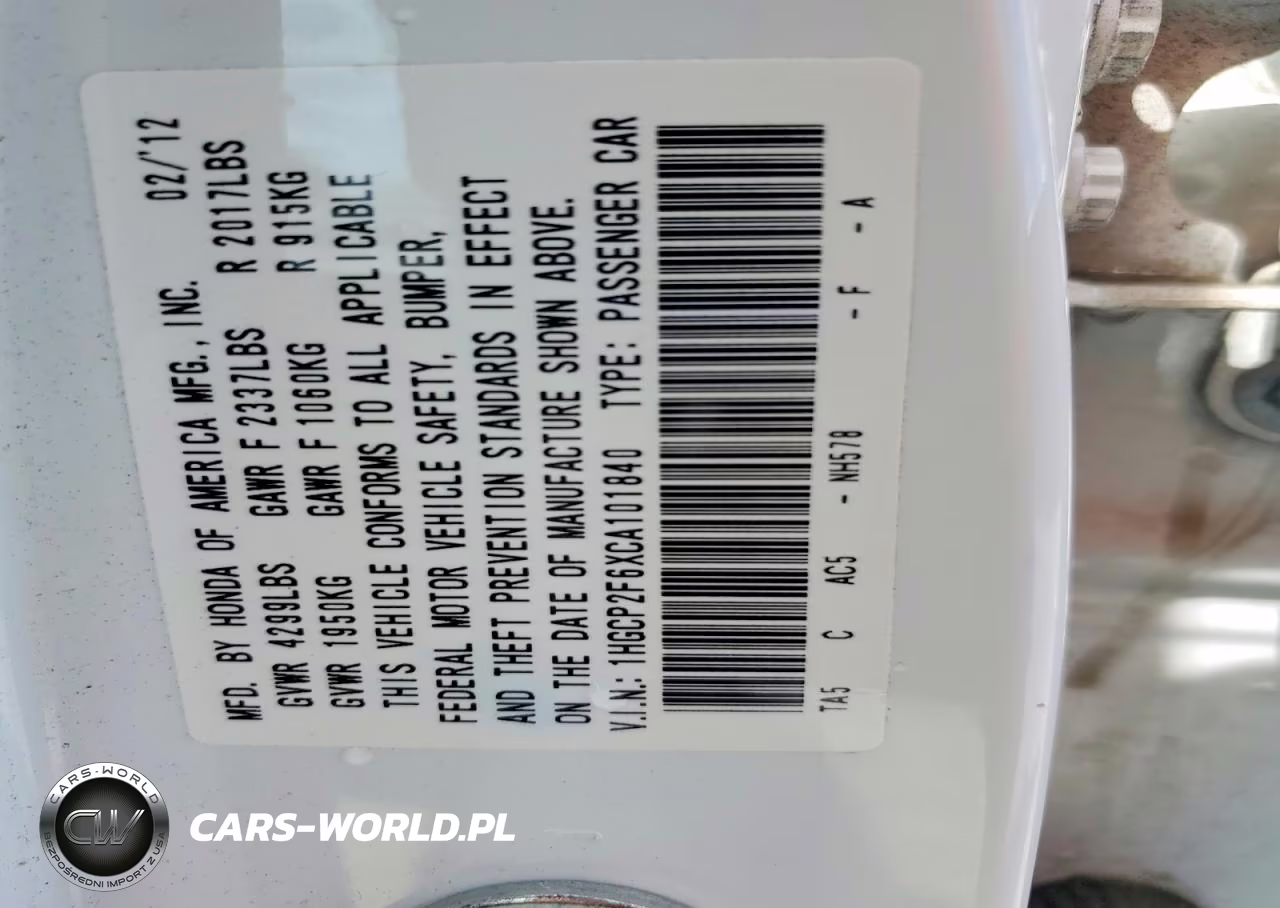 2012 Honda Accord Se VIN:1HGCP2F6XCA101840 - 13