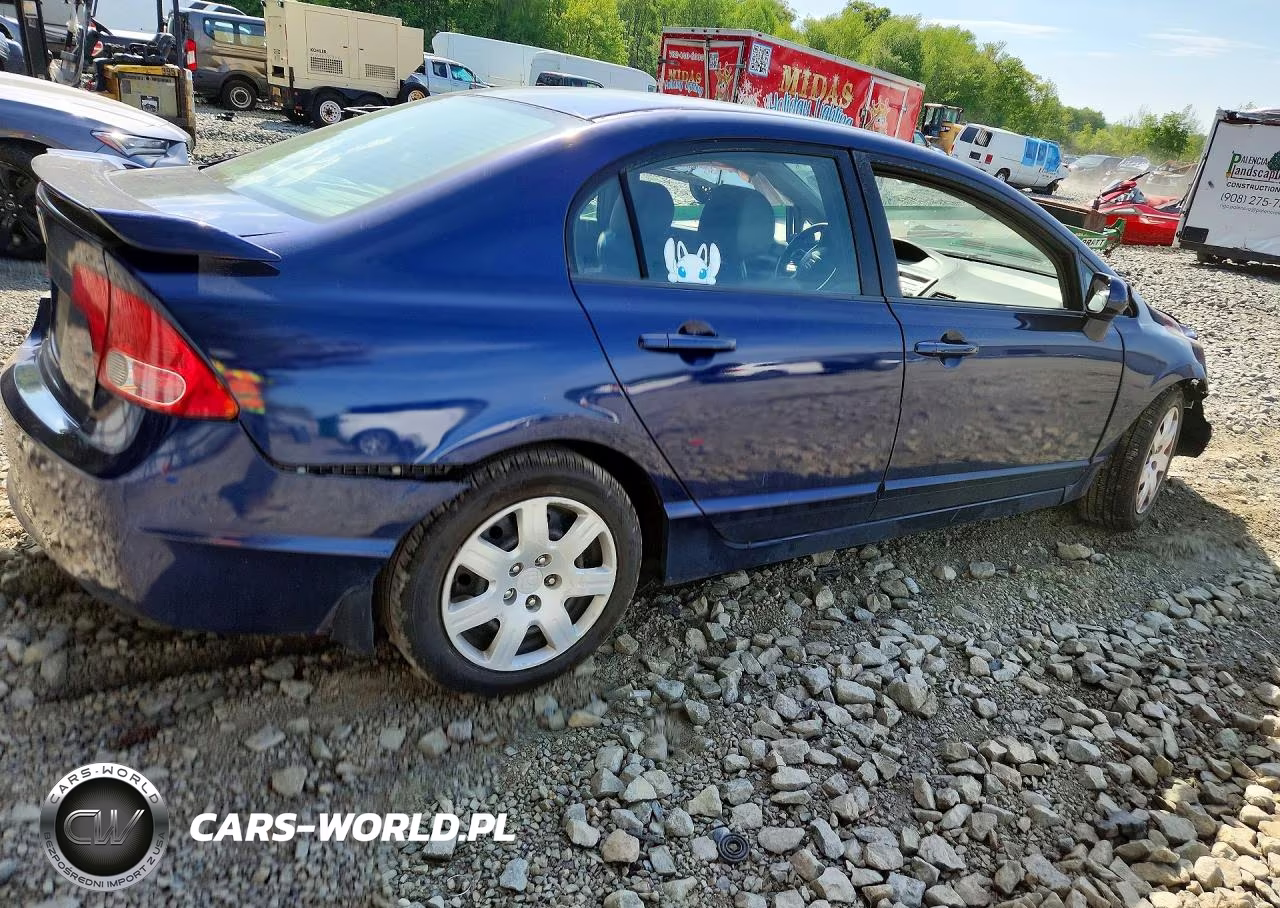 2008 Honda Civic Lx VIN:2HGFA16548H521053 - 3