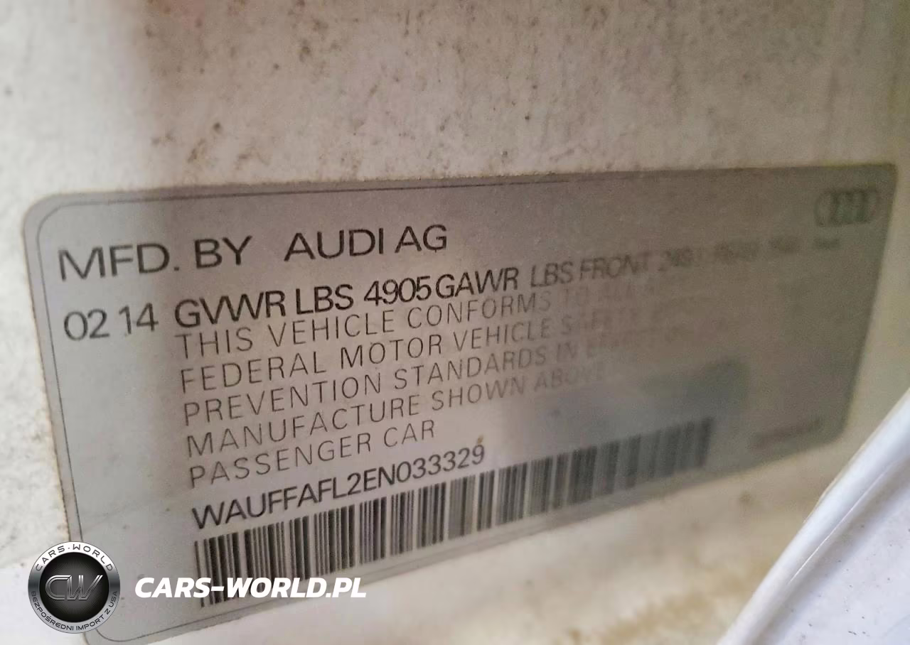 2014 Audi A4 Premium Plus VIN:WAUFFAFL2EN033329 - 13