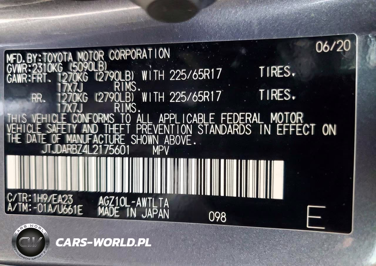 2020 Lexus Nx 300 VIN:JTJDARBZ4L2175601 - 13