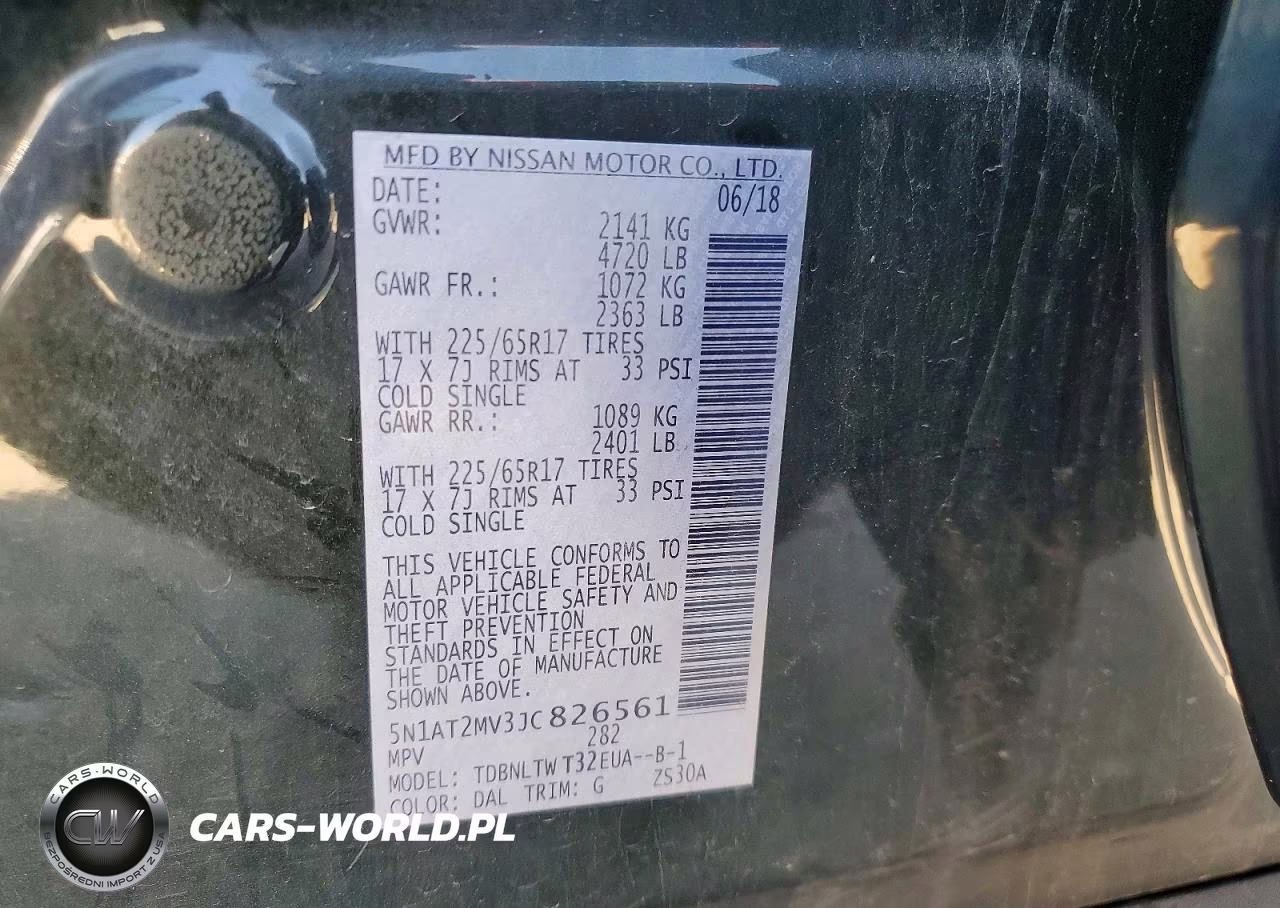 2018 Nissan Rogue Sv VIN:5N1AT2MV3JC826561 - 13