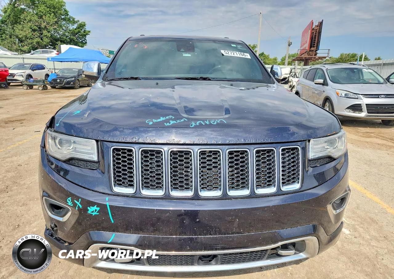 2014 Jeep Grand Cherokee Overland VIN:1C4RJFCT6EC337954 - 5