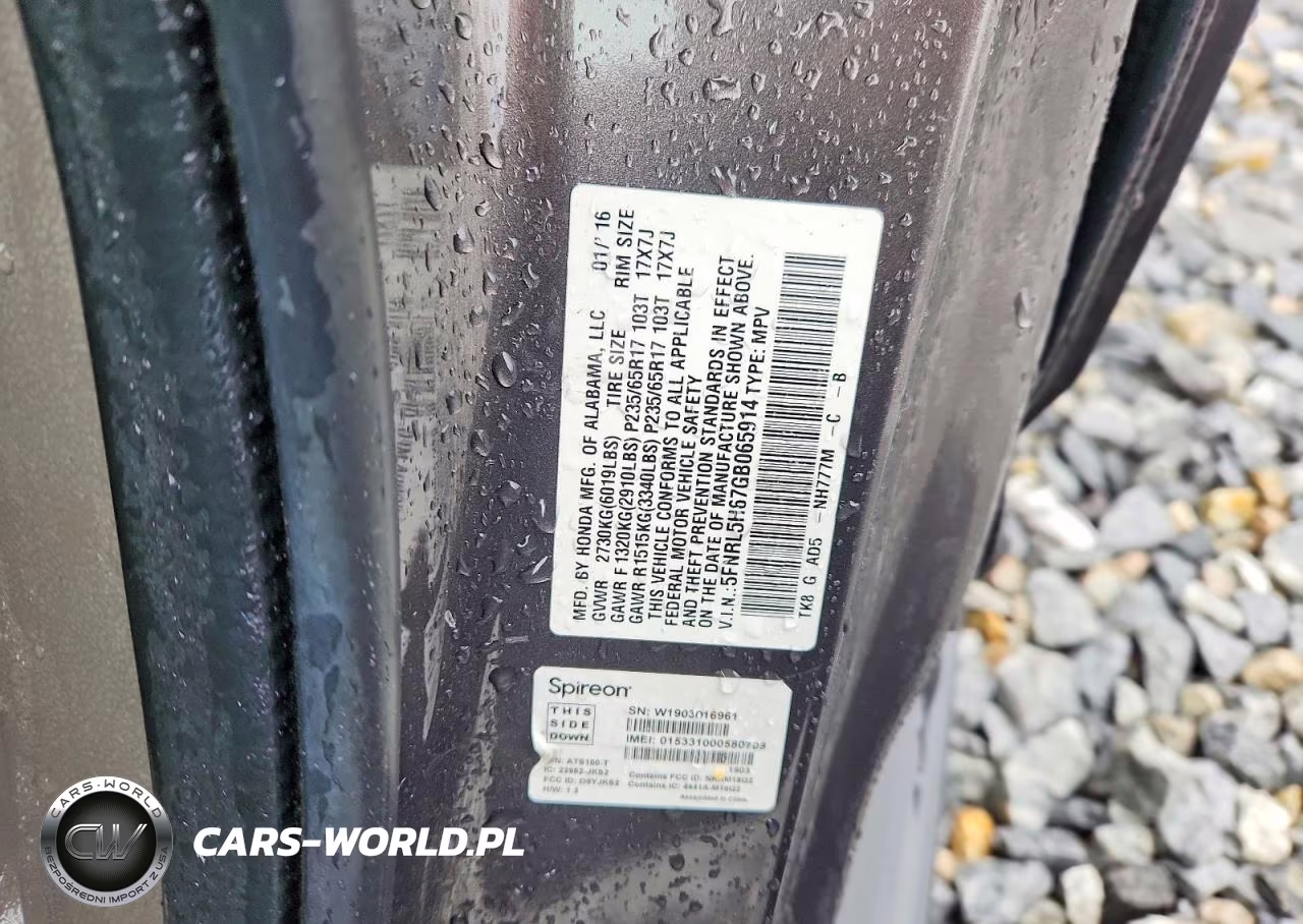 2016 Honda Odyssey Exl VIN:5FNRL5H67GB065914 - 12