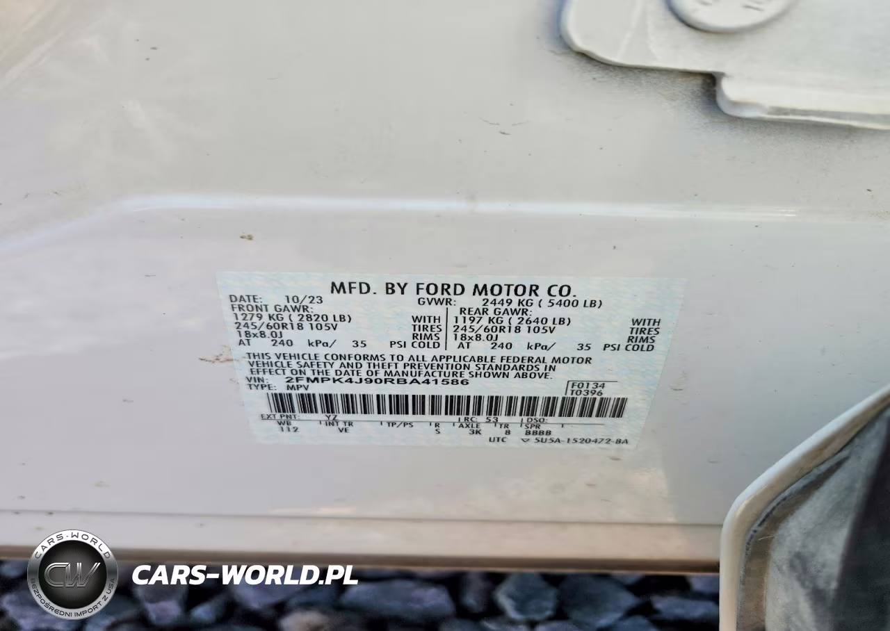 2024 Ford Edge Sel VIN:2FMPK4J90RBA41586 - 13