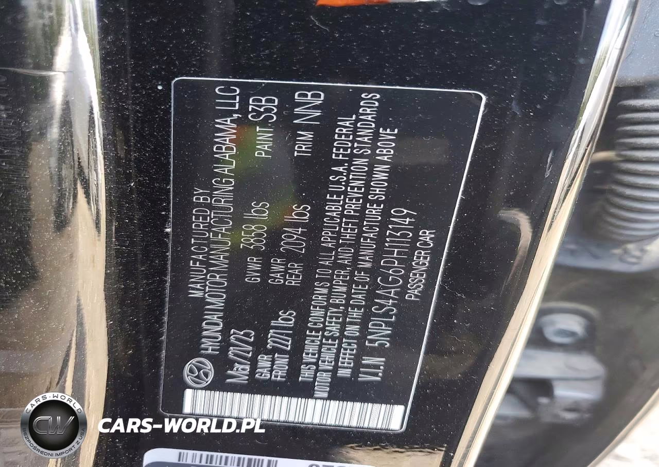 2023 Hyundai Elantra Sel VIN:5NPLS4AG6PH113149 - 12