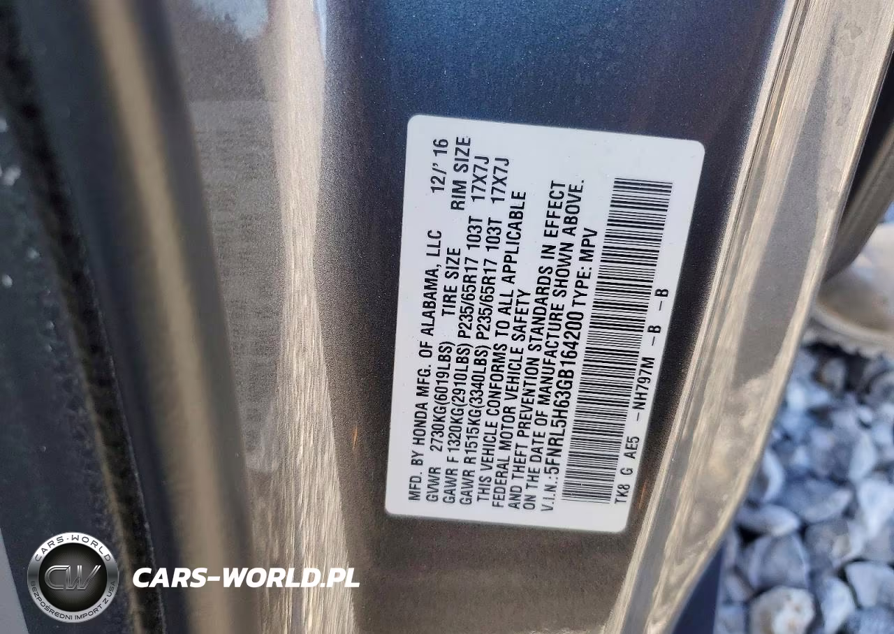 2016 Honda Odyssey Exl VIN:5FNRL5H63GB164200 - 13