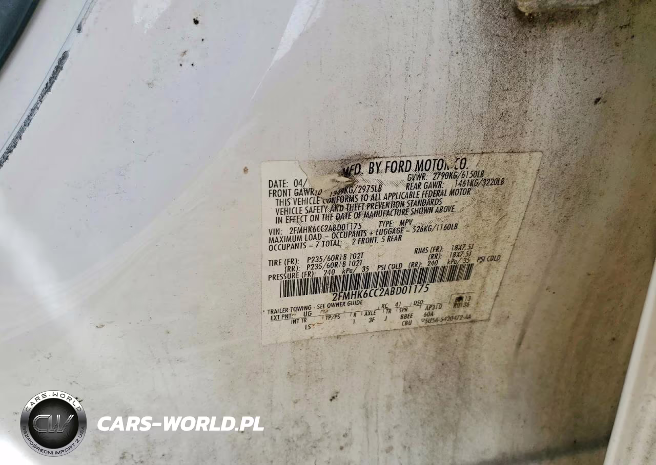 2010 Ford Flex Sel VIN:2FMHK6CC2ABD01175 - 12