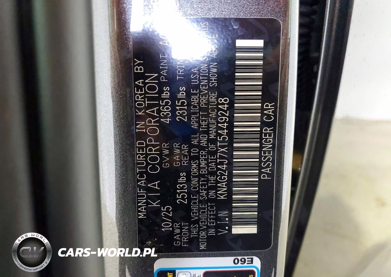 2026 Kia K5 Lxs VIN:KNAG24J7XT5449248 - 13