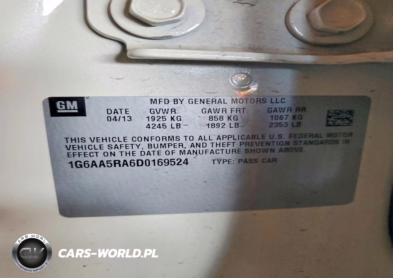 2013 Cadillac Ats VIN:1G6AA5RA6D0169524 - 13