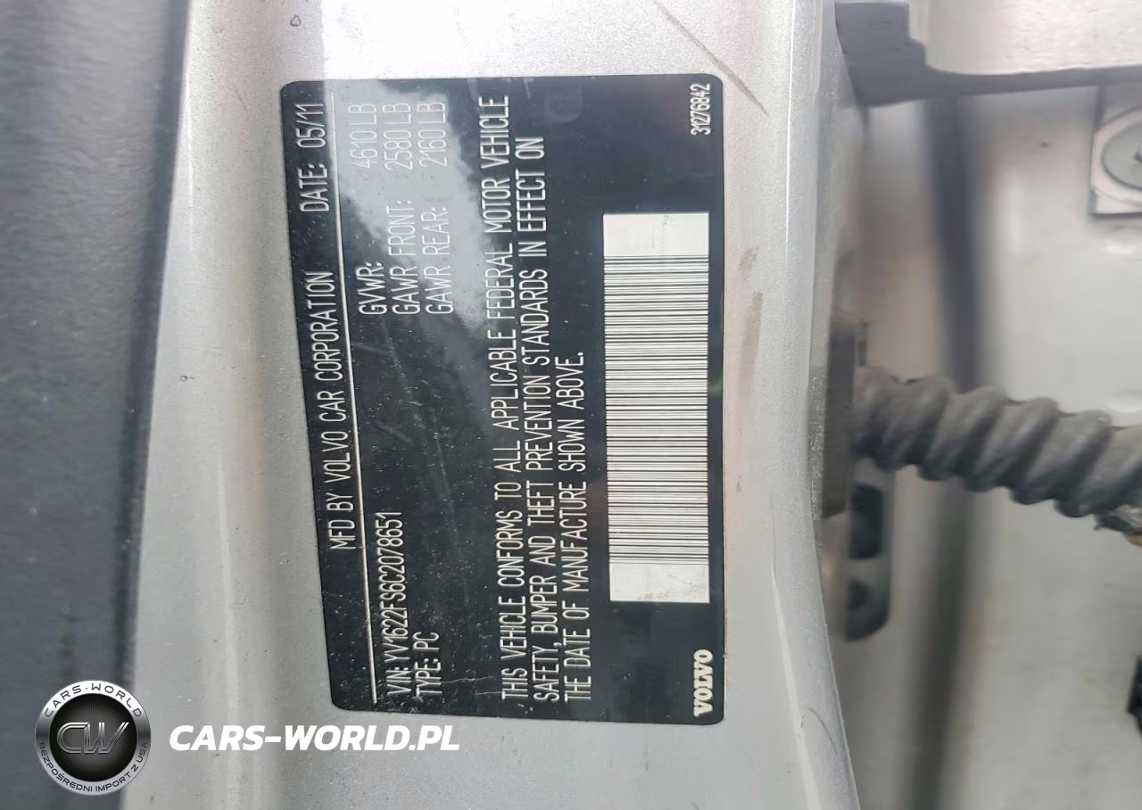 2012 Volvo S60 T5 VIN:YV1622FS6C2078651 - 12