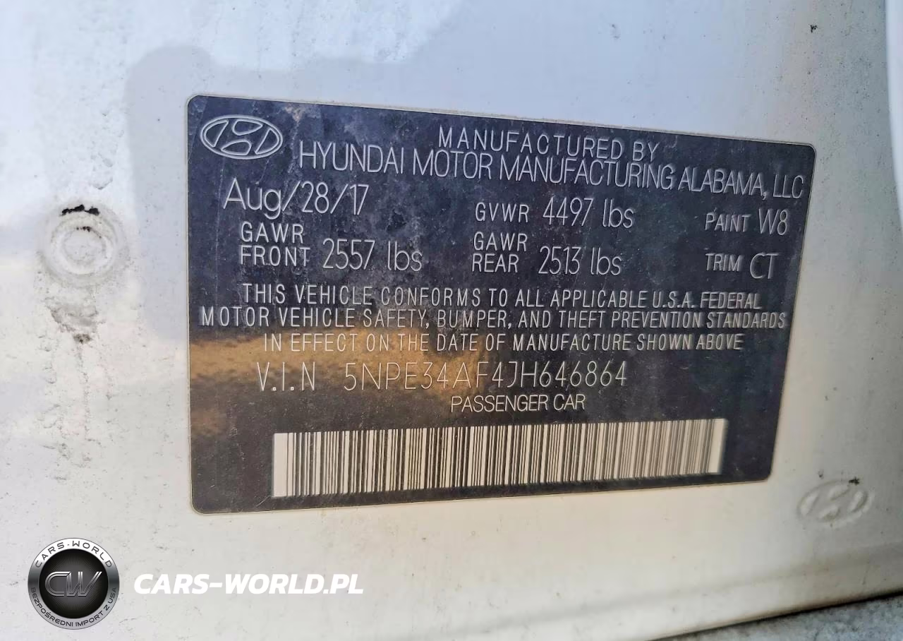 2018 Hyundai Sonata Sport VIN:5NPE34AF4JH646864 - 12