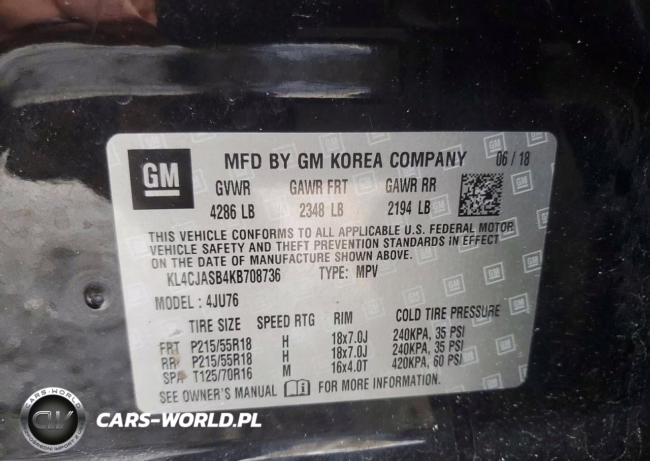 2019 Buick Encore Preferred VIN:KL4CJASB4KB708736 - 13