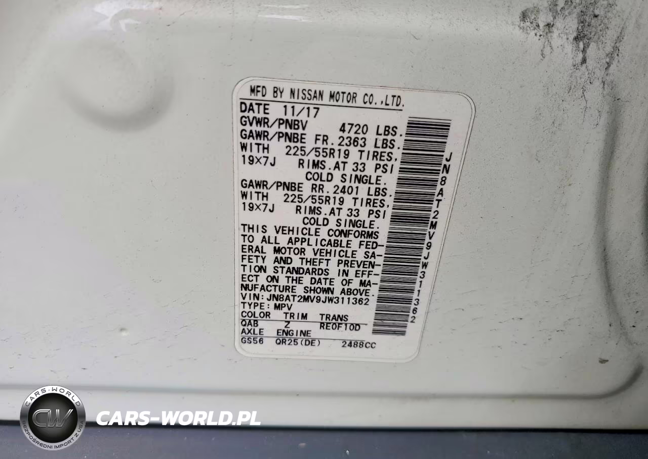2018 Nissan Rogue Sl VIN:JN8AT2MV9JW311362 - 13