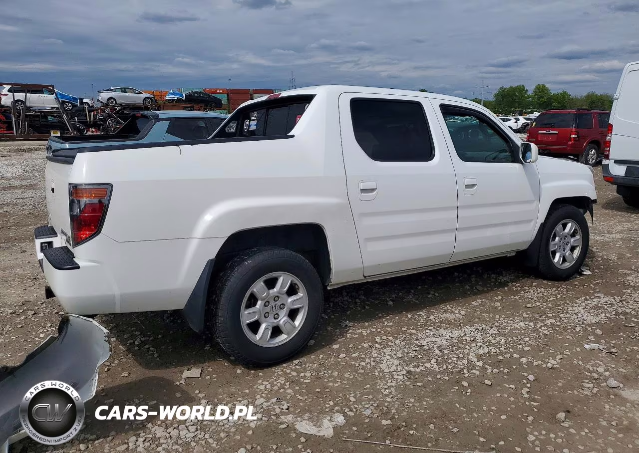 2007 Honda Ridgeline Rtl VIN:2HJYK16517H520408 - 3