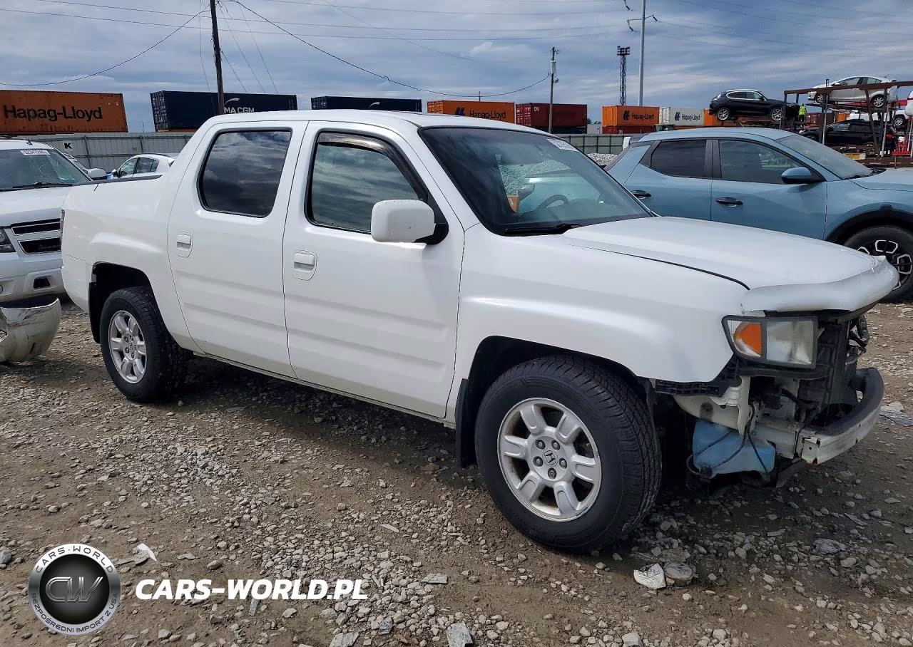 2007 Honda Ridgeline Rtl VIN:2HJYK16517H520408 - 4