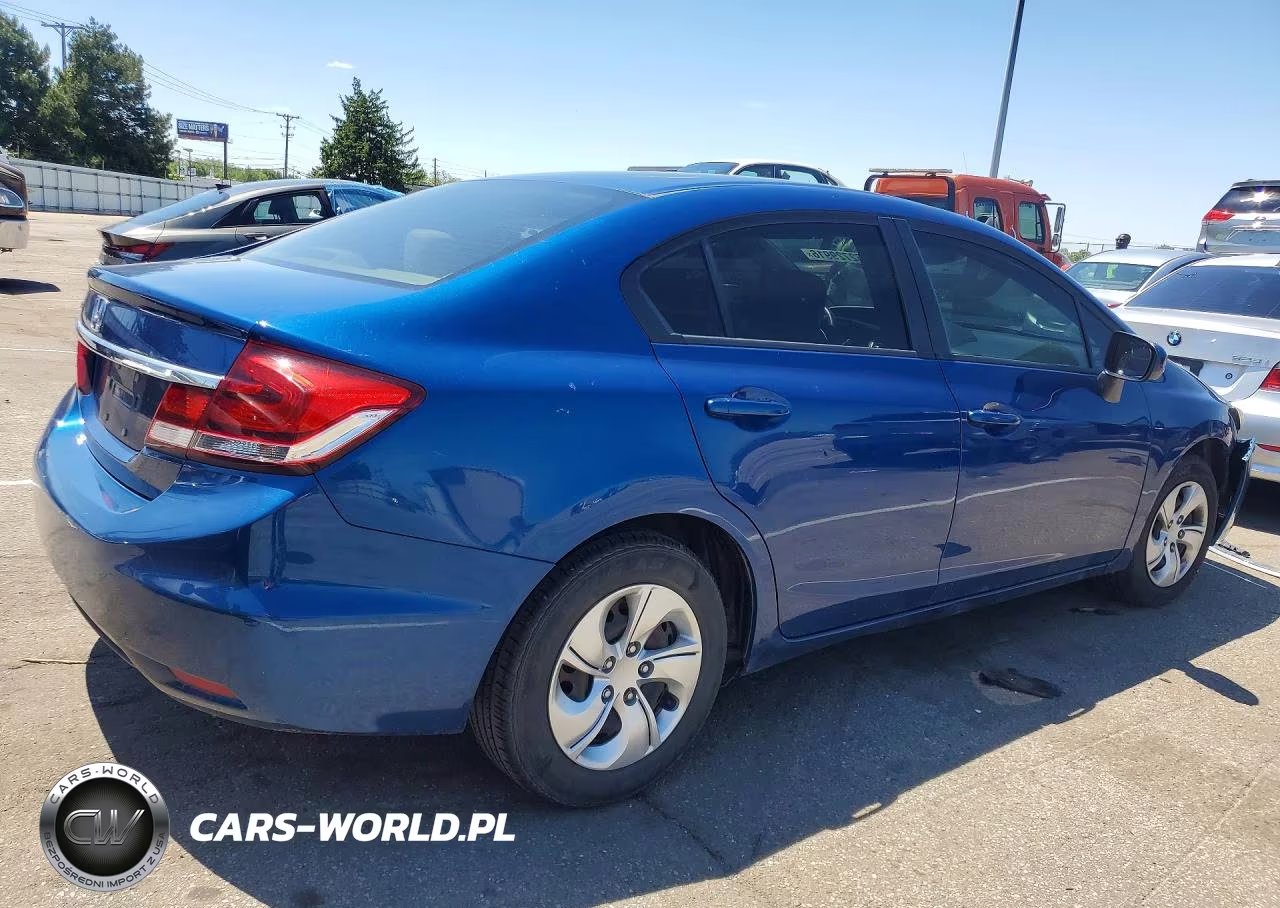 2014 Honda Civic Lx VIN:19XFB2F55EE216833 - 3