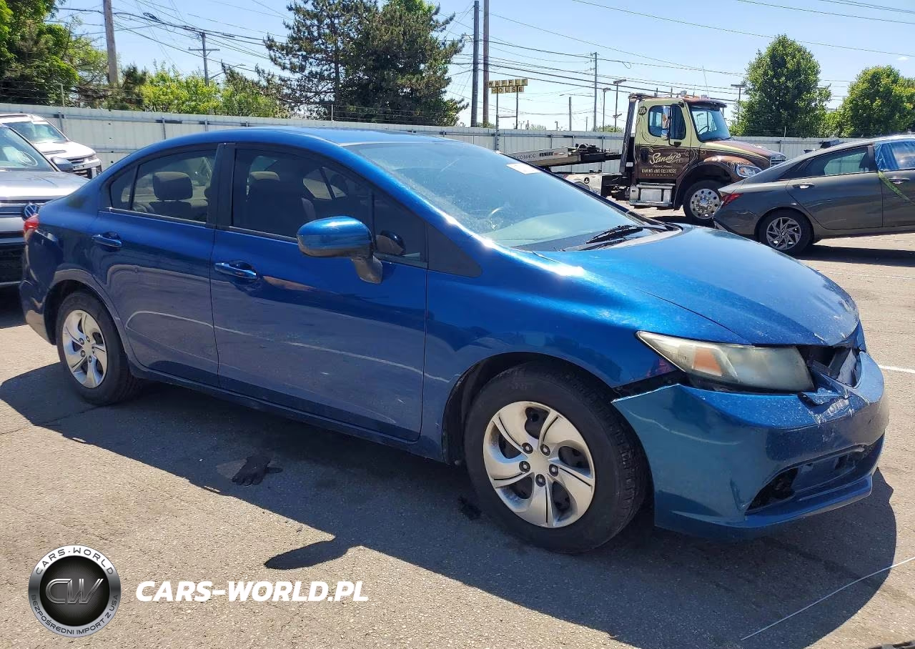2014 Honda Civic Lx VIN:19XFB2F55EE216833 - 4