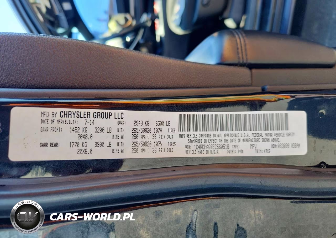 2014 Dodge Durango Sxt VIN:1C4RDHAG0EC560516 - 13