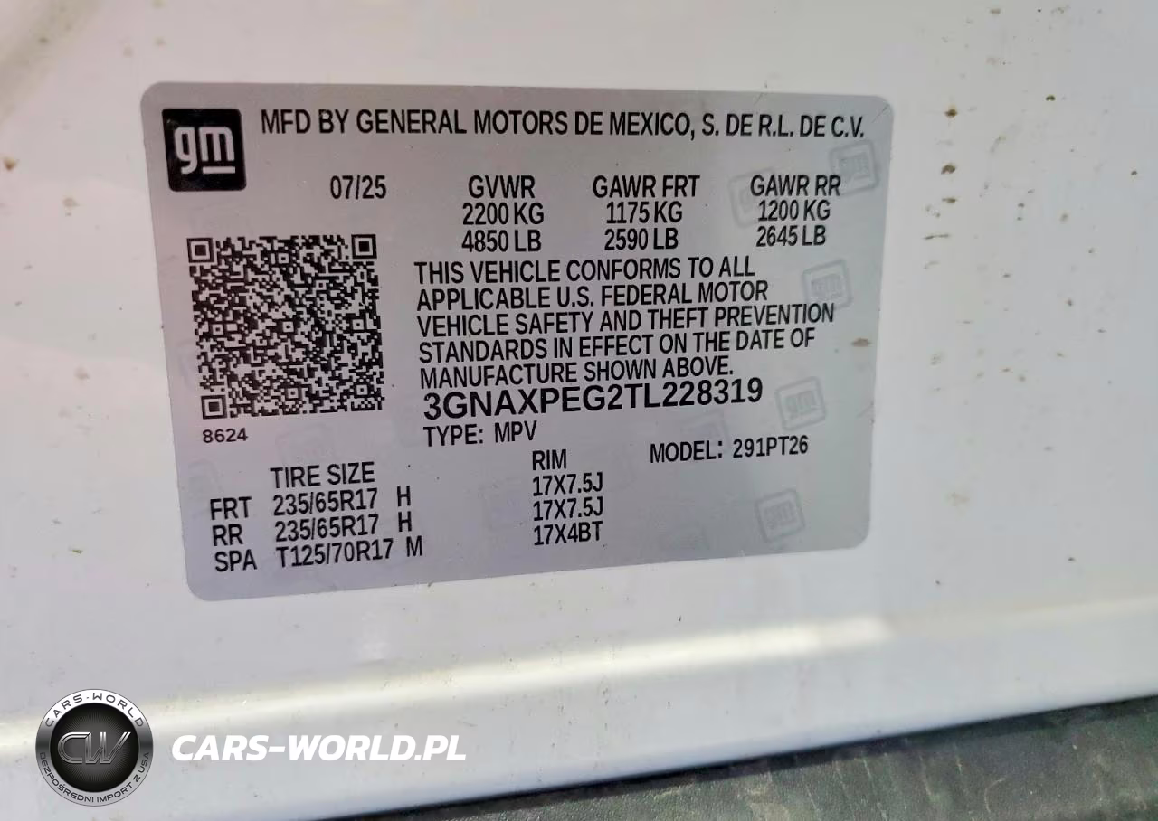 2026 Chevrolet Equinox Lt VIN:3GNAXPEG2TL228319 - 13