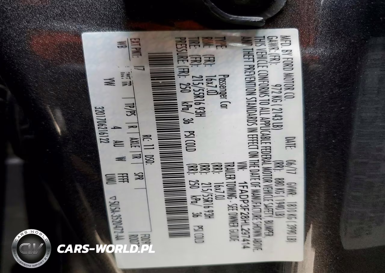 2017 Ford Focus Se VIN:1FADP3F28HL297414 - 13